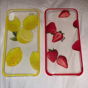 PINK Victoria's Secret Accessories - Used iPhone XS Max Victoria secret pink cases(2) PINK Victoria's Secret Accessories - Used iPhone XS Max Victoria secret pink cases(2)